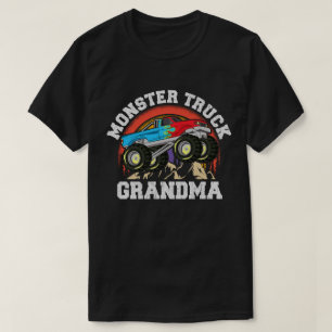 Monster Truck Opa Matching Familie Kostuum T-shirt