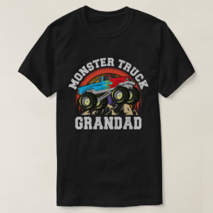Monster Truck Opa Matching Familie Opa T-shirt