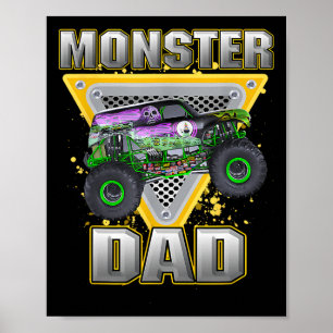Monster Truck Pap Fathers Day Monster Truck is mij Poster