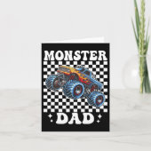 Monster Truck Papa Monster Truck Is Mijn Jam Truck Kaart (Voorkant)