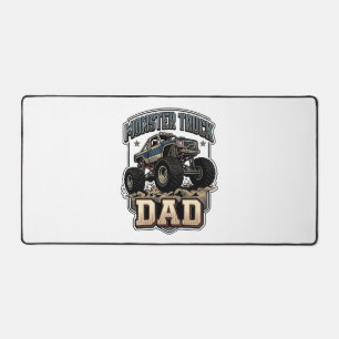 Monster Truck Papa Vintage Vector T-shirt Ontwerp_ Bureaumat
