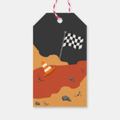 Monster Truck Party Favor Labels Cadeaulabel (Achterkant)