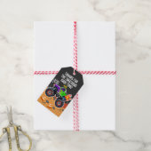 Monster Truck Party Favor Labels Cadeaulabel (Met Touw)
