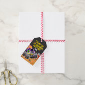 Monster Truck Party Favor Labels Cadeaulabel (Met Touw)