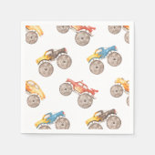Monster Truck Party Napkins | Monster Trucks Servet (Voorkant)
