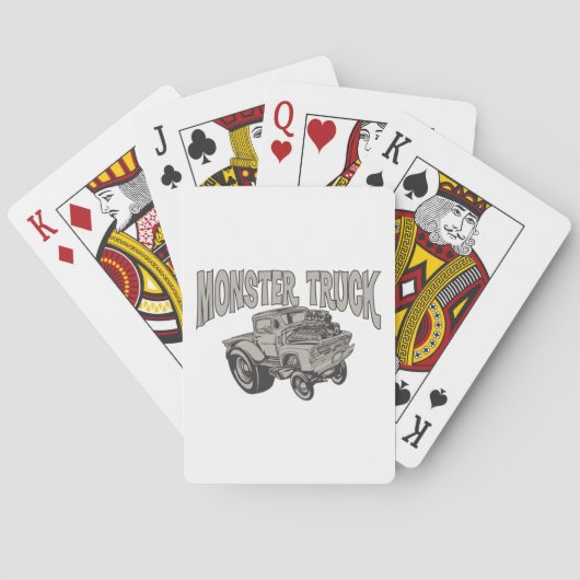 Monster Truck Pokerkaarten (Achterkant)