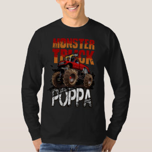 Monster Truck Poppa Retro  Monster Father' T-shirt