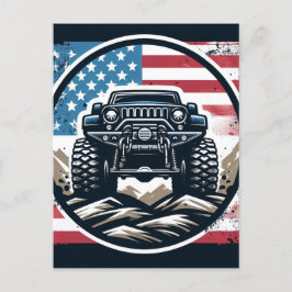 MONSTER TRUCK POST KAART