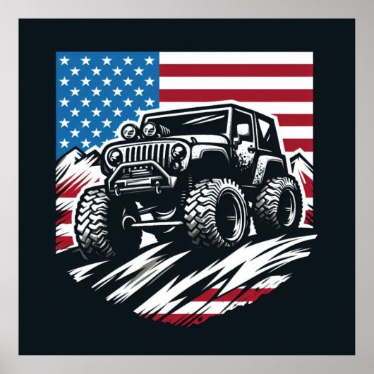 MONSTER TRUCK POSTER (Voorkant)