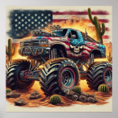MONSTER TRUCK POSTER (Voorkant)