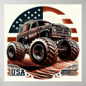MONSTER TRUCK POSTER (Voorkant)