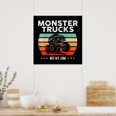  Monster Truck Poster (Keuken)