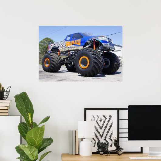 Monster Truck Print (Thuiskantoor)