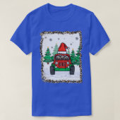 Monster Truck Pug Santa kerstHondenliefhebber Xmas T-shirt (Design voorkant)