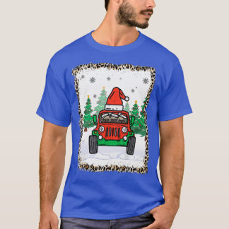 Monster Truck Pug Santa kerstHondenliefhebber Xmas T-shirt