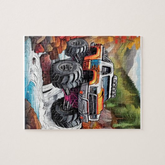 Monster Truck puzzel (Horizontaal)