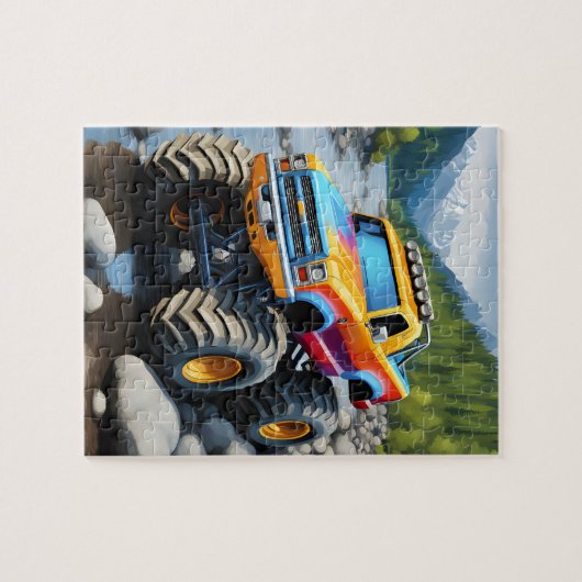 Monster Truck Puzzel (Horizontaal)