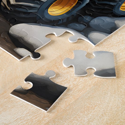 Monster Truck Puzzel Legpuzzel (Zijkant)