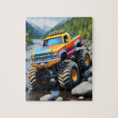 Monster Truck Puzzel Legpuzzel (Verticaal)
