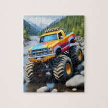 Monster Truck Puzzel