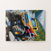 Monster Truck Puzzel voor Kinderen van 3-5 Jaar (Horizontaal)