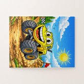 Monster Truck Puzzel voor Kinderen van 3-5 jaar (Horizontaal)