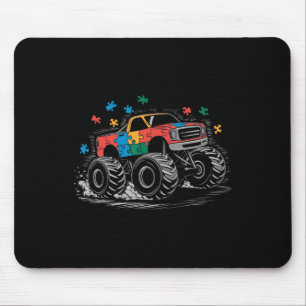 Monster Truck Puzzels Schattigee Autisme Bewustzij Muismat