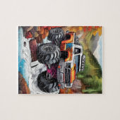 Monster Truck puzzle Legpuzzel (Horizontaal)