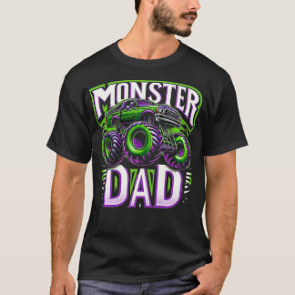 Monster Truck Race Racer Driver Papa Vaders Dag T-shirt