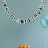 Monster Truck Racing Banden Wielen Verjaardagsfees Vlaggetjes