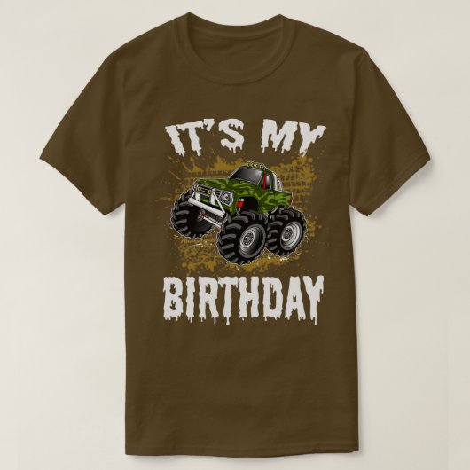 Monster Truck Radio Control RC auto's mijn verjaar T-shirt (Design voorkant)
