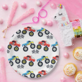 Monster Truck Rally Verjaardagsfeestje Papier Bord (Feest)