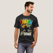 Monster Truck Ready To Crush Second Grade Back To T-shirt (Voorkant volledig)