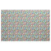 Monster Truck Repat Fabric Textile Stof (Yard (91,4 cm))