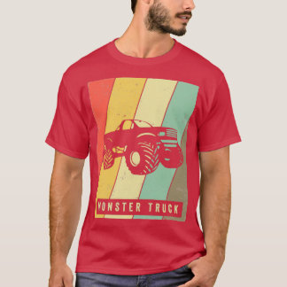 Monster Truck  Retro Sports T-shirt