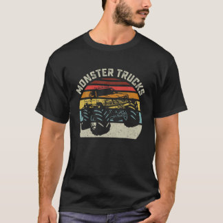 Monster Truck Retro Style Monster Trucks T-shirt
