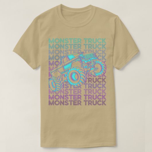 Monster Truck Retro T-shirt (Design voorkant)