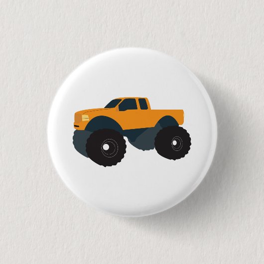 Monster Truck Ronde Button 3,2 Cm (Voorkant)