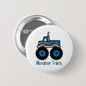 Monster Truck Ronde Button 5,7 Cm (Voorkant /achterkant)