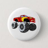 Monster Truck Ronde Button 5,7 Cm (Voorkant)