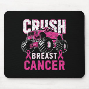 Monster Truck Roze Borstkanker Awareness Kinder aa Muismat