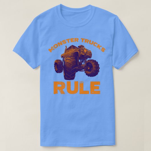 Monster Truck Rule 4 T-shirt (Design voorkant)