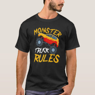 Monster Truck Rules Cool Engines Truck 1 T-shirt
