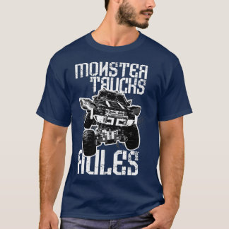 Monster Truck Rules gift voor Monster Truck Lovers T-shirt