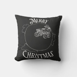 Monster Truck Santa Kussen