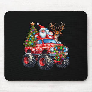 Monster Truck Santa Reindeer Kerstboom Kinder T Muismat