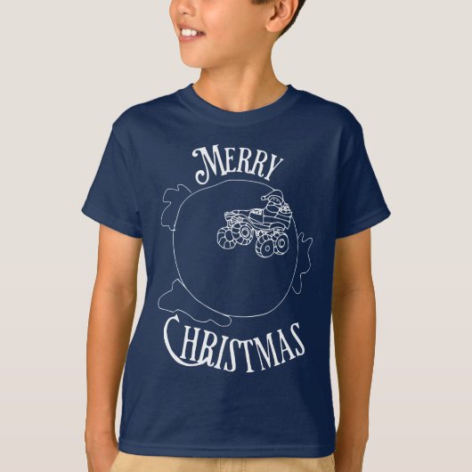 Monster Truck Santa T-shirt (Voorkant)