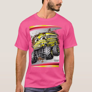 Monster Truck School Bus T-shirt