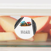 Monster Truck School Naam Labels (Aangebracht)