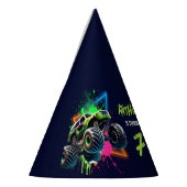 Monster Truck Shark Birthday  Feesthoedjes (Links)